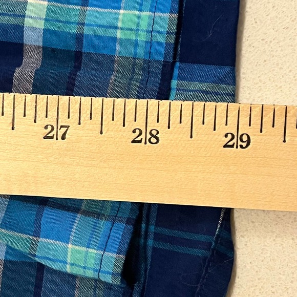 Duluth Trading Company Men’s‎ Xl Long Sleeve Green and Blue Casual Button Down - Picture 10 of 12